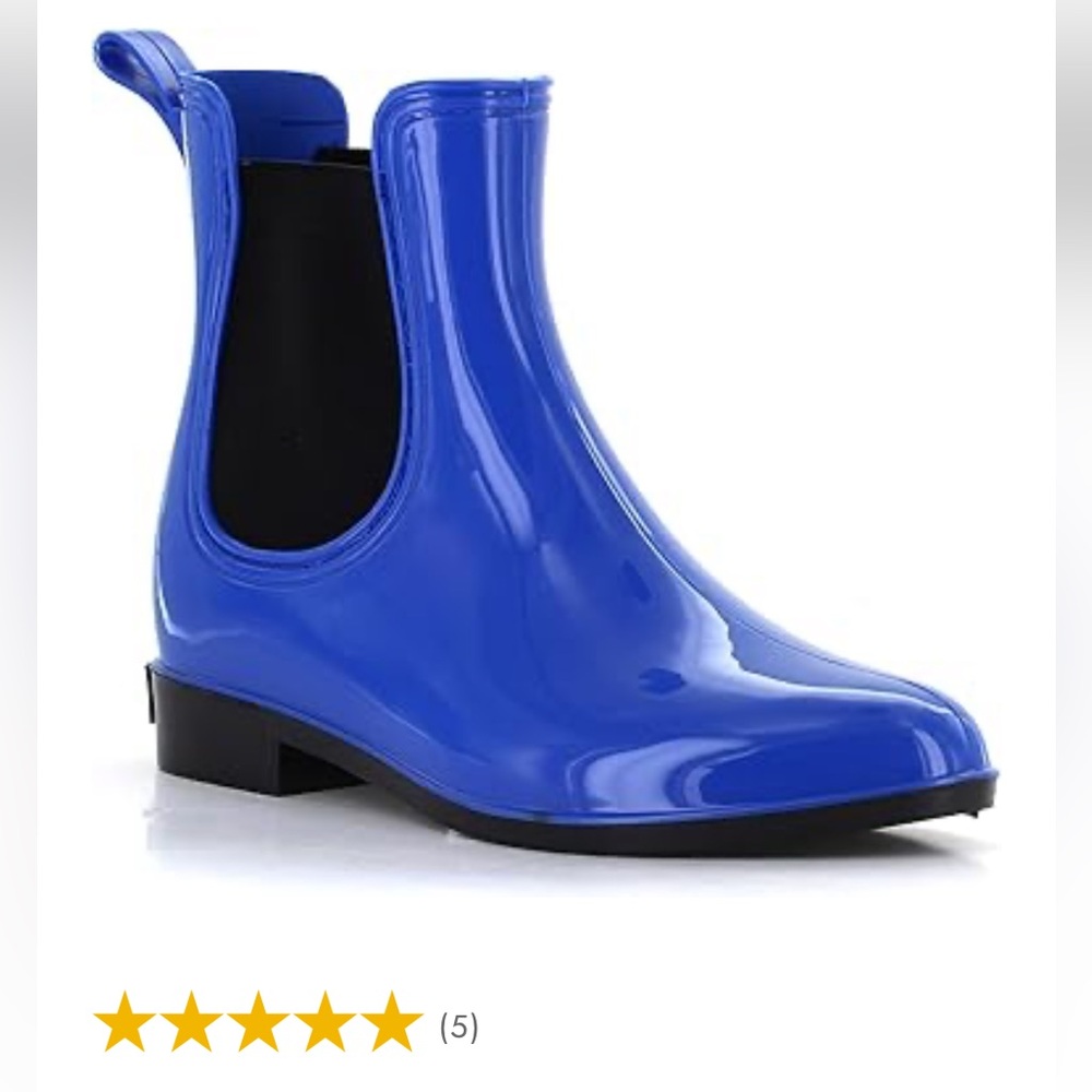 Seven7 Dover Chelsea Guswnt Waterproof Rain Boots Size 8 NWOT